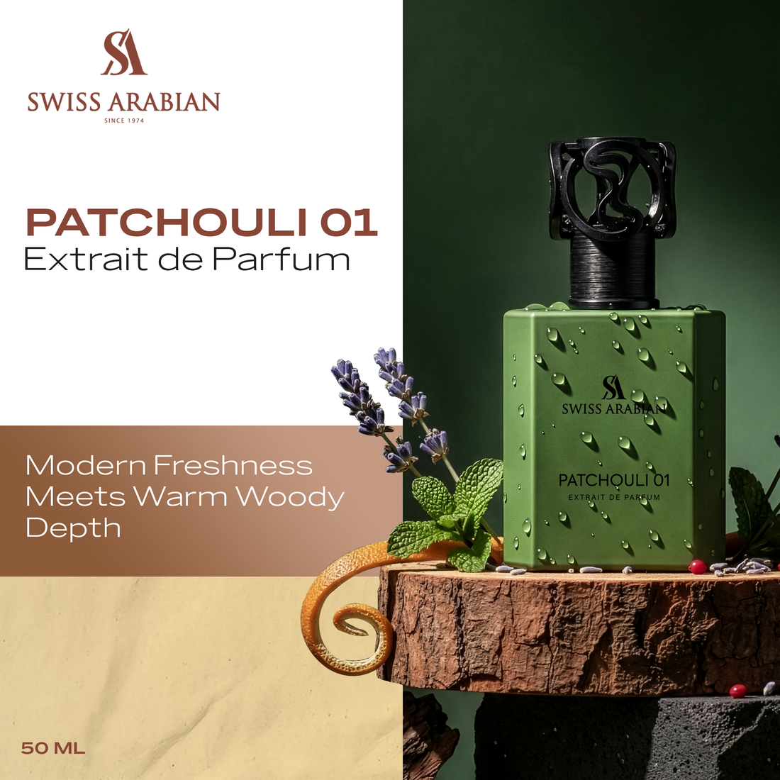 Swiss Arabian Patchouli 01 Extrait de Parfum – 50 ml
