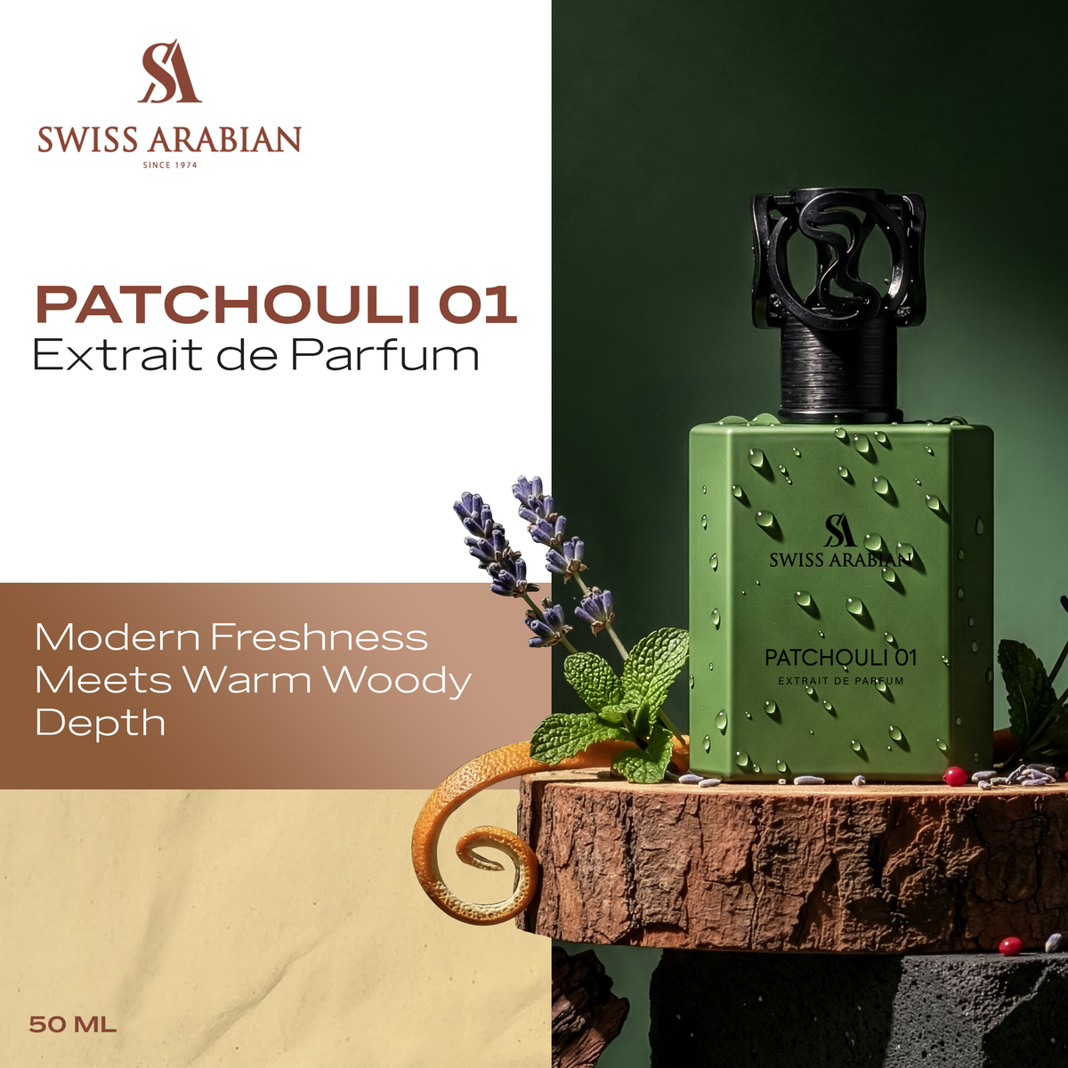 Swiss Arabian Patchouli 01 Extrait de Parfum – 50 ml