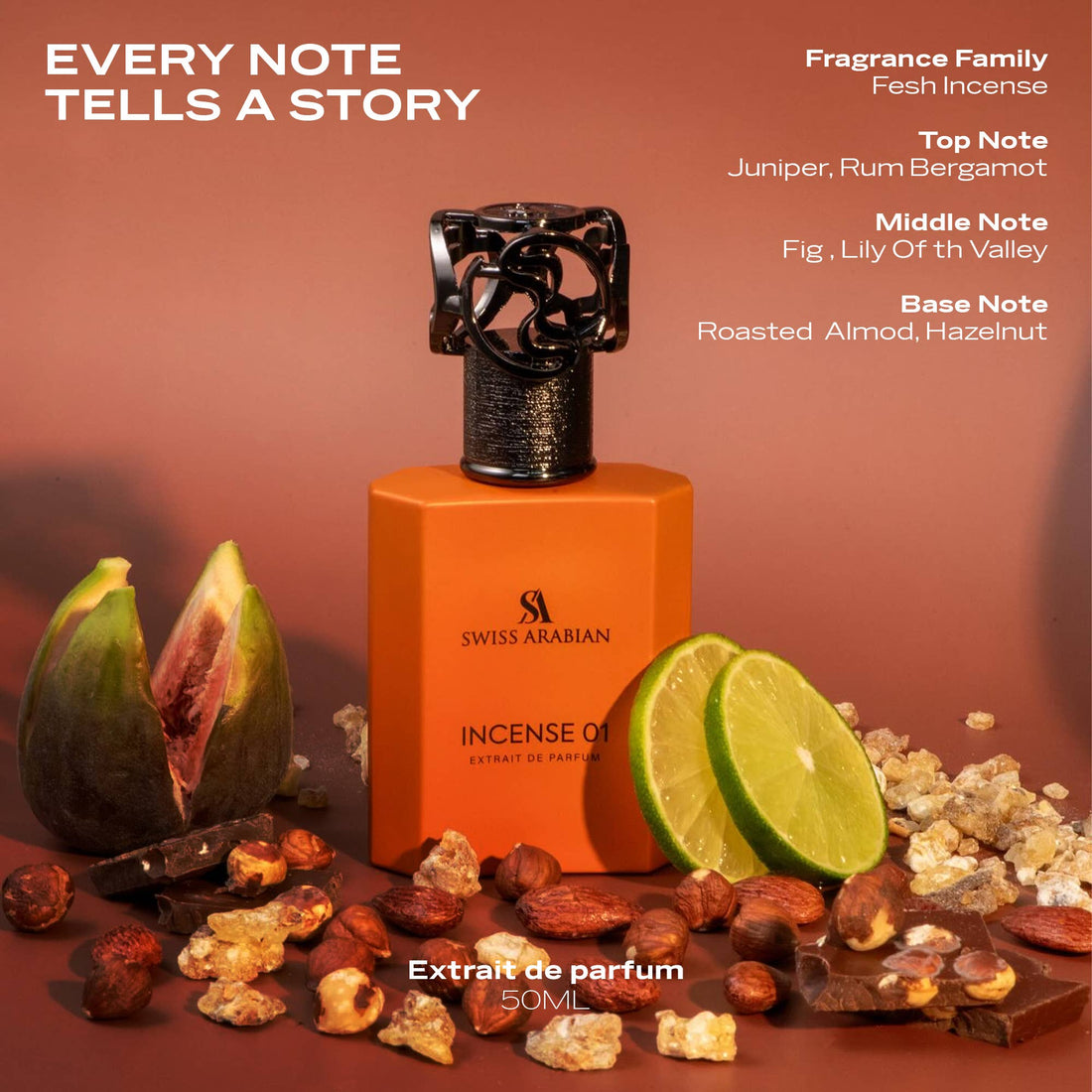 Swiss Arabian Incense 01 Extrait de Parfum – 50 ml